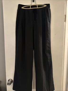 CALIA by Carrie Underwood Black Wide-Leg Drawstring Track Pants
